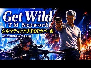 Get Wild｜TM Network(シネマティックJ-POPカバー曲) MV:無課金おじさん編【sunoAI cover】
