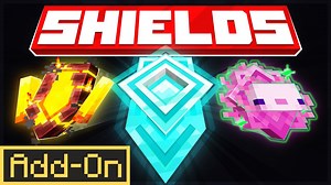 SHIELDS ADDON! 20  Custom Shields Added to Minecraft Bedrock Survival