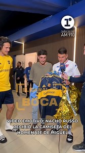 VIDEO EMOTIVO: NACHO RUSSO RECIBIÓ LA CAMISETA DE MIGUEL Desde la entrada en calor, el público dejó en claro su afecto por el delantero del Matador. La ovación dedicada a su padre a pocos segundos de iniciado el encuentro resultó conmovedora, y la despedida, aún más intensa. Sin embargo, el momento más emotivo de la jornada llegó con la aparición de la camiseta homenaje del pasado 18 de octubre. Agustín Eugui, el trabajador rural uruguayo que halló la casaca en un campo de su país, la llevó a la