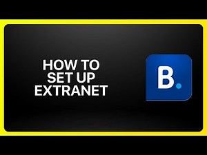 How To Set Up Booking.com Extranet Tutorial