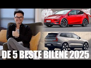 TOPP FEM BESTE biler jeg testet i 2025!