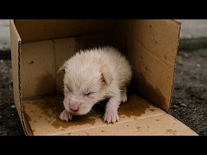 生後十日の秋田犬の子犬が寒い箱に捨てられた夜、奇跡はその瞬間から静かに始まった