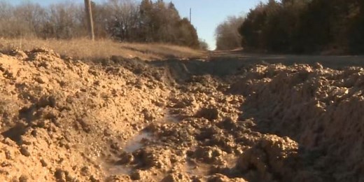 Winter storms take toll on unpaved roads in south-central Kansas