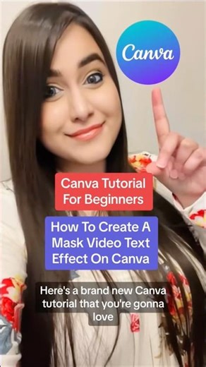 Canva Tutorial For Beginners - How To Create A Video Text Effect Using Canva!