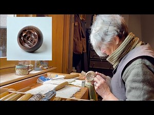 Chip carving 'Globe 1 (walnut)' | Studio Bites