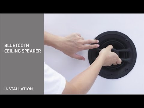 How to Install 6.5" Quick Install Bluetooth Ceiling Speaker - FLF-6BT [LUMIAUDIO]