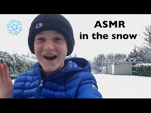 ASMR IN THE SNOW ❄️(Matijn ASMR)
