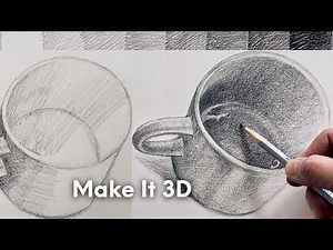 How to Make Drawings Look 3D: The Power of Light and Dark