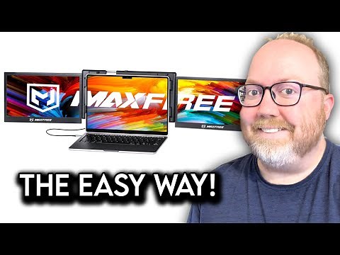 MaxFree T2 is the Easiest Way to turn 1 monitor into 3 for laptops!