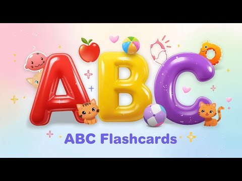 ABC Flashcards for Kids | A to Z Alphabet Learning with Pictures & First Words (Easy & Fun!)