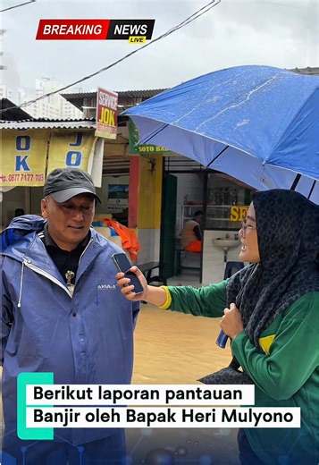 Iseng iseng jadi reporter banjir, keterima gak ya?