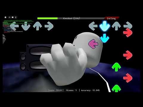 Playing Knockout in Roblox Basically FNF: Remix