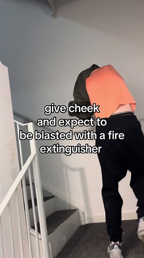 thinks he’s fire so i blasted him