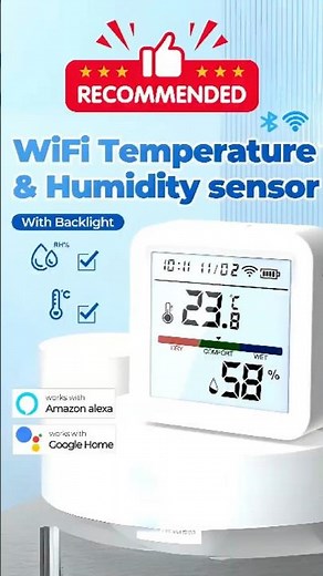 Tuya Temperature Humidity Sensor Hygrometer Sensor Thermometer