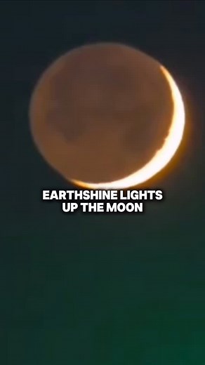 Waxing crescent moon setting over Santa Cruz, glowing fiery orange with a soft touch of earthshine. #CrescentMoon #Earthshine #SantaCruz #moon | WeatherBug