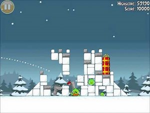 Official Angry Birds Seasons Walkthrough Season's Greedings 1-3