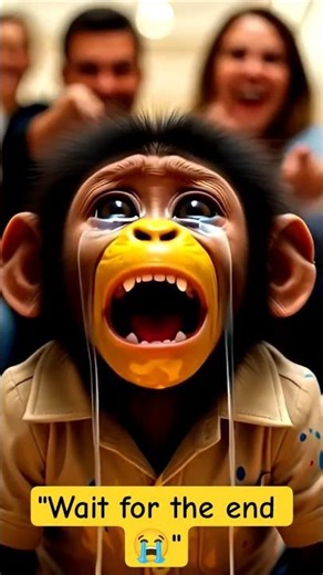 The Sad Life of an Artist Monkey 😭💔 #shorts