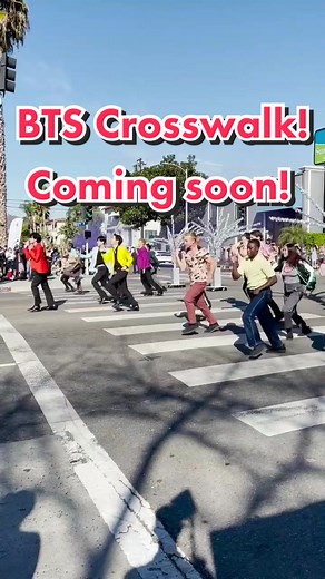 @bts_official_bighit’s Crosswalk Concert 💜Coming soon! #BTS #BTSarmy #Dynamite #JamesCorden #LateLateShow