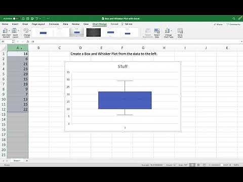 Create Box and Whisker Plots using Excel