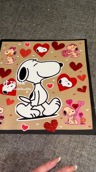 Snoopy Card Craft Ideas for Valentine's Day