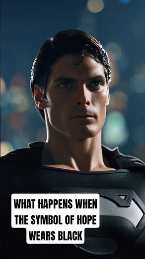 Superman Wears the Black Suit | A Powerful Reflection