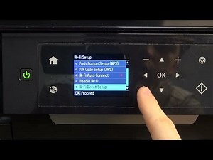 How to connect Epson XP 640 series to Wi-Fi network / Get access to wireless printing on Epson XP640