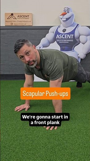 Scapular Push-Ups | Control. Awareness. Stability.