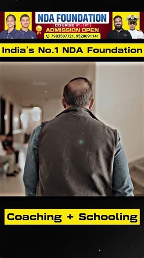 Top NDA Foundation Coaching… Admission Open! #foundation #nda #ndaexam #viral