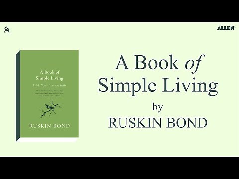 A Book of Simple Living by Ruskin Bond | Allen Book Reviews | Book Review