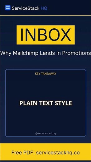Why Your Mailchimp Emails Keep Landing in the Promotions Tab #shorts