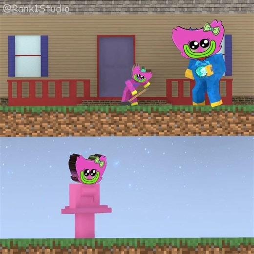 Help the real Sprunki Kissy Missy come back and save her daughter!