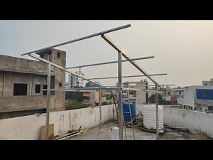 3KW Solar Structure Making and Measurement