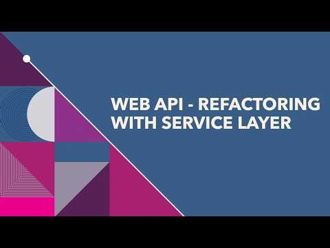 WEB API - Refactoring with service layer