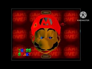 Super Mario 64 Game Over Screen Render Pack Round 2 - Pika Major