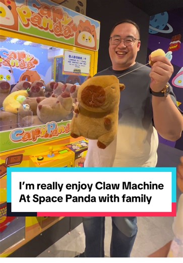Enjoying Claw Machine Fun at Space Panda