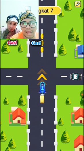 Blue Car Coin Run! Magic Car Short Gameplay