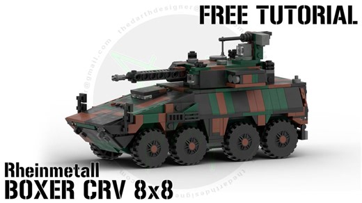 LEGO MOC-162513 BOXER | 8x8 CRV - 1:35 | FREE TUTORIAL (Creator > Creator Expert 2023)