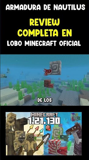 How to craft the Nautilus armor in Minecraft 1.21.130 Official #minecraft