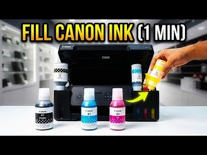 How to Refill Canon Printer Ink Cartridges | Canon PIXMA Ink Refill Tutorial