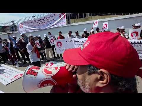 من الاحتجاجات التي خضناها دفاعا عن الشغيلة و الرتب و الدرجات قالبيضاء