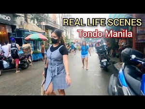 Balut Tondo Manila Philippines | Walking around Permanent housing[5k] #manilawalk #streetwalking