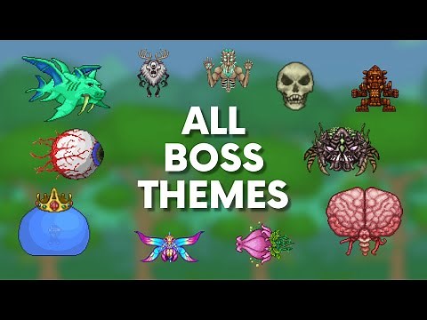 Terraria - ALL Boss Music (All Themes)