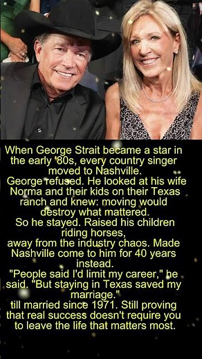 Why George Strait Refused to Leave Texas at the Peak of His Career 🤠❤️