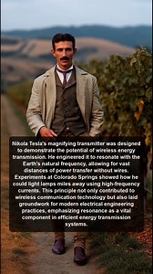 Tesla's Magnifying Transmitter: The Future of Wireless Energy #nikolatesla #inventor #science #teslalegacy | Nikola Tesla Invention Archives