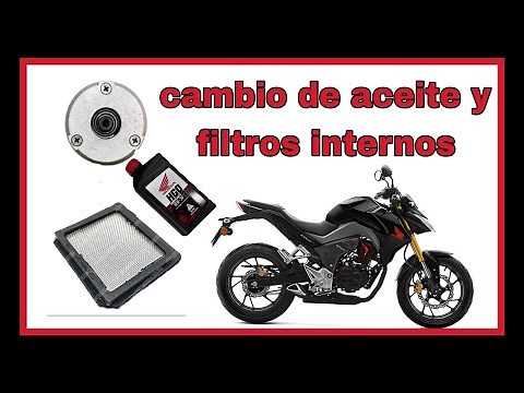 Cambio de aceite y limpieza de filtros Tamiz y centrifugo Honda CB190