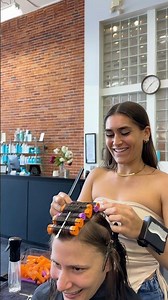 Perm wrap technique #cosmetology #beautyschool #perming #hairschool