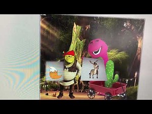 Barney makes Shrek touch a cactus and gets grounded