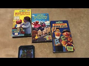 Sesame Street Sing Along 1987 DVD 📀