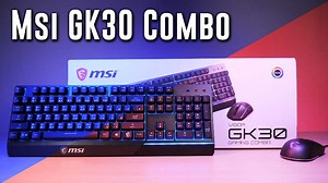 SENSATIONAL MSI Vigor GK30 gaming keyboard mouse combo - Techspin