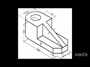 AutoCad Tutorial: Isometric Projection Part 1 #isometric #autocad